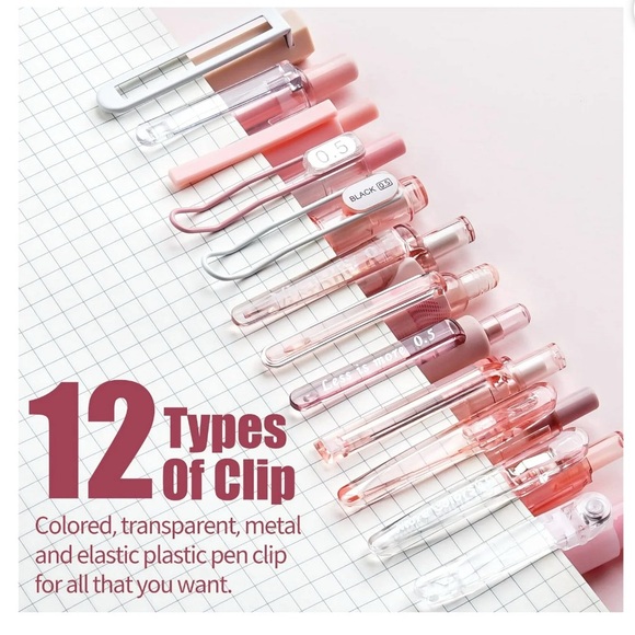 Four Candies Pink Gel Ink Retractable Pen Set - Picture 5 of 5